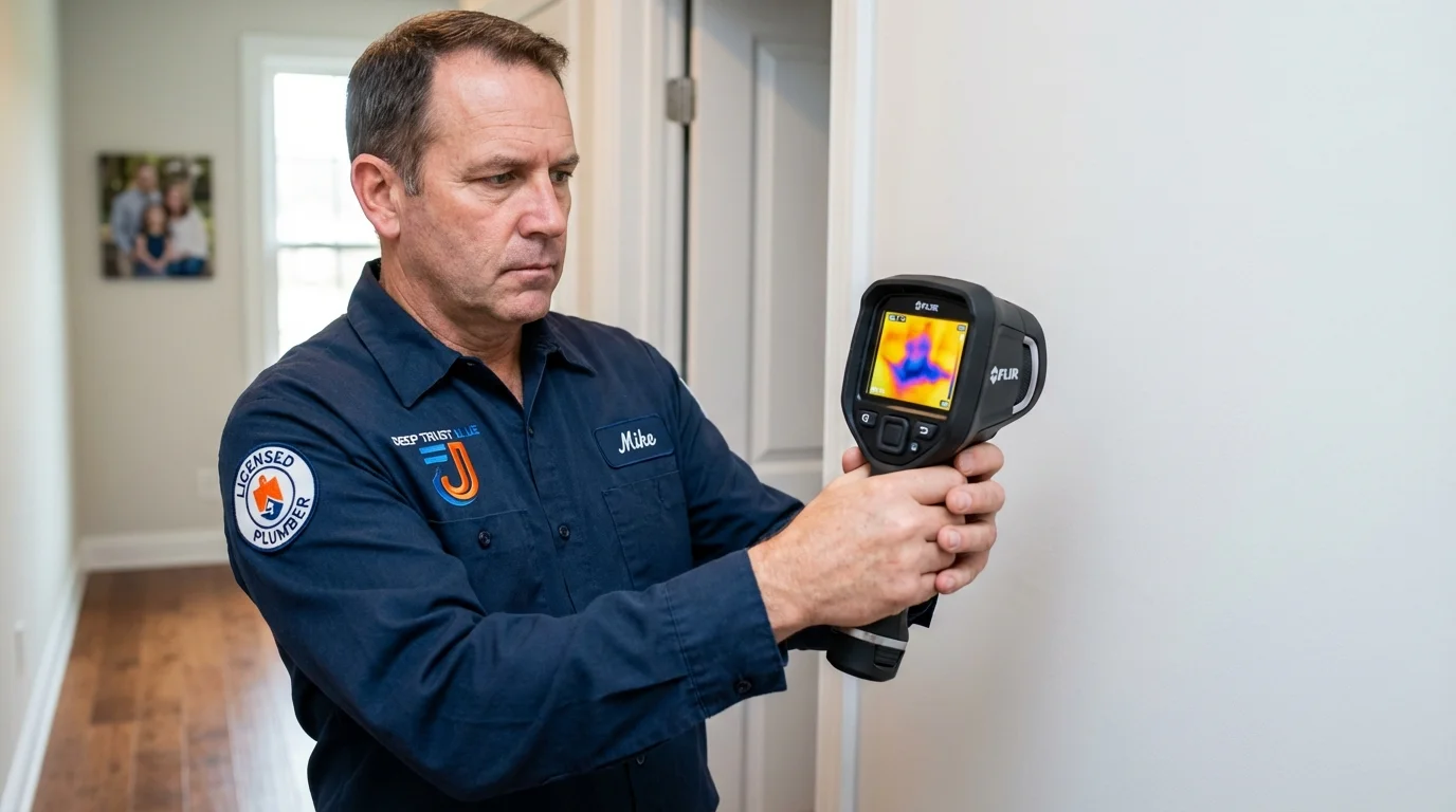 Thermal imaging leak detection by Johns Plumbing LLC in West Linn